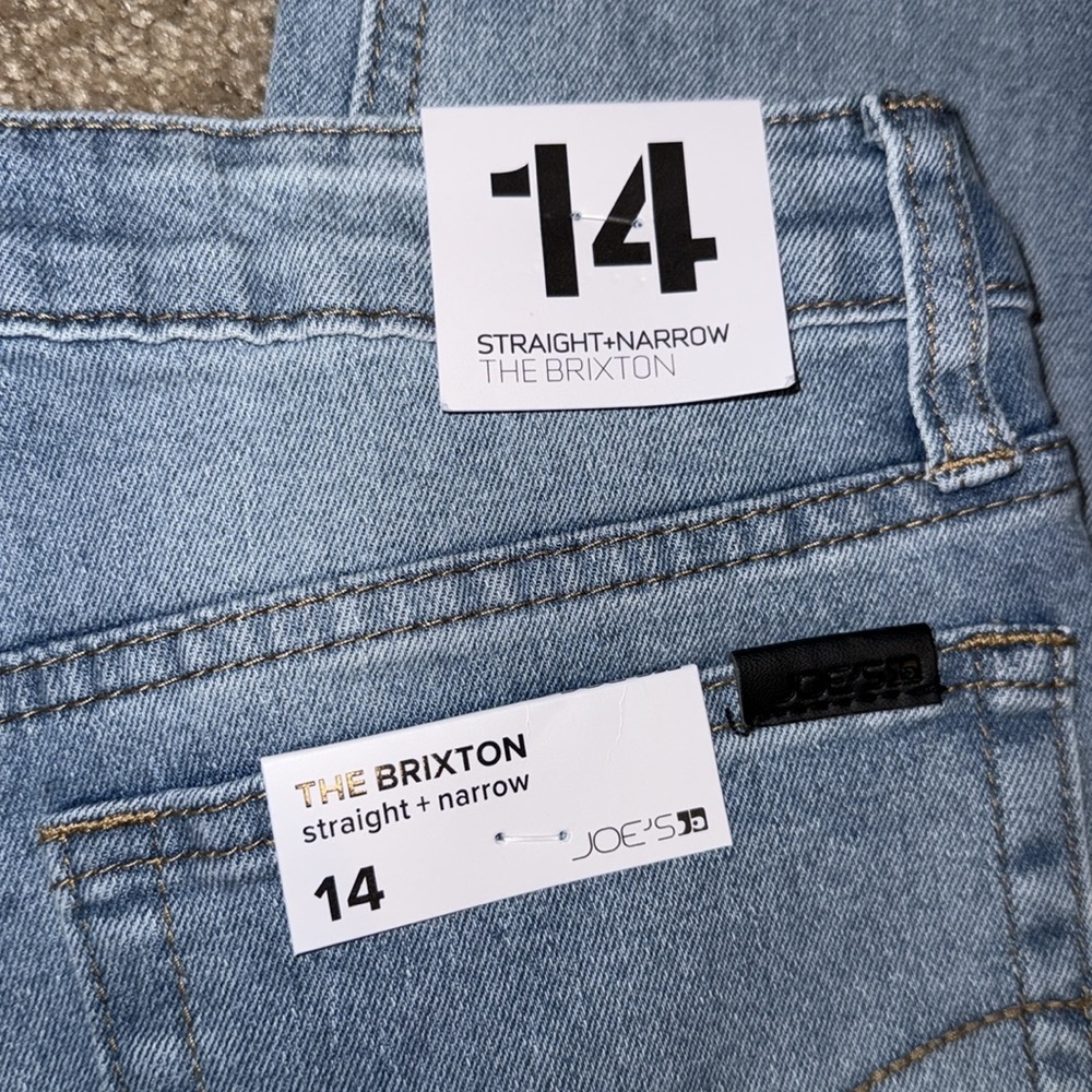 Joe's Jeans straight and narrow leg The Brixton - size 14 - NWT - B6 - Picture 5 of 6